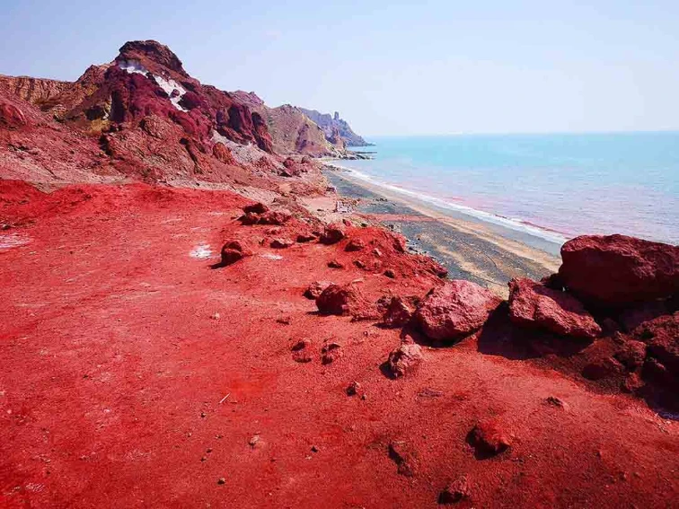 Hormuz , Iran , Island Hormuz , Tourism , Beautiful Iran , جزیره هرمز , Red Soil , گردشگری ، بازاریابی گردشگری